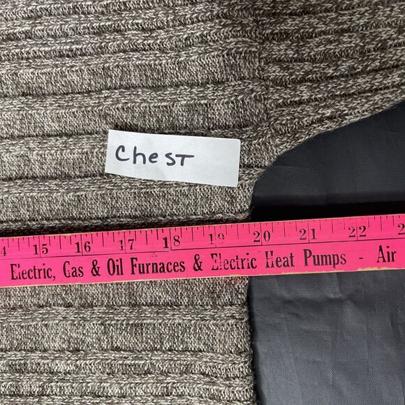 Design History Womens Brown Ribbed Knit Asymmetrical Sweater Size M Asymmetrical - Picture 5 of 7